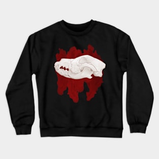 Living Skull: Red Crewneck Sweatshirt